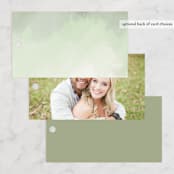 "Forever in Love" - Wedding Favor Tags in Ivy by Hannah Williams - Back of Card Options