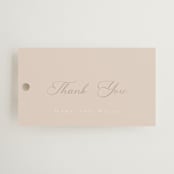"Champagne" - Wedding Favor Tags in Rose by Ani Somi - Front