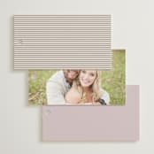 "Eloquent" - Wedding Favor Tags in Ivory by Angela Thompson - Back of Card Options