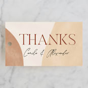 "Surface" - Wedding Favor Tags in West by Pixel and Hank - Front