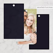 "goddess" - Wedding Favor Tags in Midnight by Lori Wemple - Back of Card Options