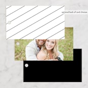 "Bold Union" - Wedding Favor Tags in Cloud by Everett Paper Goods - Back of Card Options