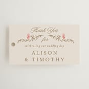 "Victorian" - Wedding Favor Tags in Versailles by Claudia Orengo - Front