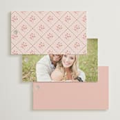 "Victorian" - Wedding Favor Tags in Versailles by Claudia Orengo - Back of Card Options