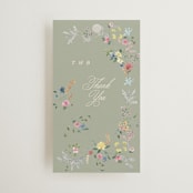 "whimsey floral" - Wedding Favor Tags in English Garden by Phrosné Barwood - Front