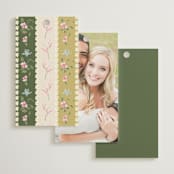 "whimsey floral" - Wedding Favor Tags in English Garden by Phrosné Barwood - Back of Card Options