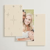 "The Swan" - Wedding Favor Tags in Buttercream by Helena Vitto - Back of Card Options