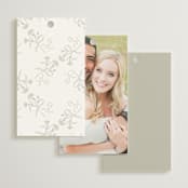 "Modern Romance" - Wedding Favor Tags in Obsidian by Jennifer Postorino - Back of Card Options