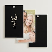 "Elegant and Formal" - Wedding Favor Tags in Sunshine by Jen Ramsey - Back of Card Options