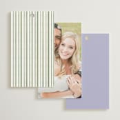 "Forget Me Nots" - Wedding Favor Tags in Violet by Jenna Holcomb - Back of Card Options