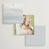 "Gilded Frame" - Wedding Favor Tags in Pearl by Nicole Walsh - Back of Card Options