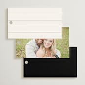 "Sophisticate" - Wedding Favor Tags in Silk by Kelly Schmidt - Back of Card Options