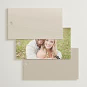 "Classic Line Frame" - Wedding Favor Tags in Silk by Wildfield Paper Co - Back of Card Options