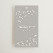 "cantuccini" - Wedding Favor Tags in Moon by chocomocacino - Front