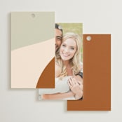 "Stefana" - Wedding Favor Tags in Linen by Maria Hilas-Louie - Back of Card Options