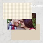 "Love Struck" - Wedding Favor Tags in Pale Salmon Peach by The Social Type - Back of Card Options