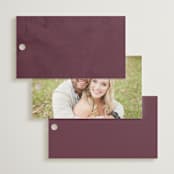"Fleur" - Wedding Favor Tags in Blush by Lori Wemple - Back of Card Options