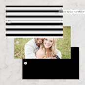 "Charleston" - Wedding Favor Tags in Tuxedo by Susan Brown - Back of Card Options