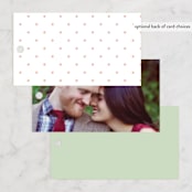 "Garden Glamour" - Wedding Favor Tags in Sage by Kristen Smith - Back of Card Options