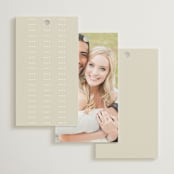 "Love and Faith" - Wedding Favor Tags in Vanilla by Louise Kay - Back of Card Options