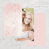 "Cherry Blossoms" - Wedding Favor Tags in Cherry Blossom by Stephanie Hawkes - Back of Card Options