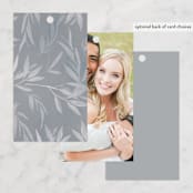 "Orient Garden" - Wedding Favor Tags in Saffron by Vera Lim - Back of Card Options