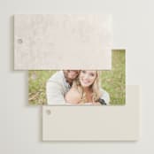 "Gilded Palm" - Wedding Favor Tags in Sand by Melinda Denison - Back of Card Options