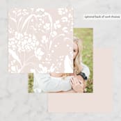 "Lovely Day" - Wedding Favor Tags in Rose Quartz by Leah Bisch - Back of Card Options