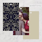 "Wedding Enchantment" - Wedding Favor Tags in Midnight by Chris Griffith - Back of Card Options