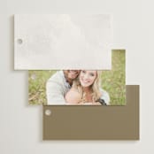 "Rustic Barn" - Wedding Favor Tags in Fawn by AK Graphics - Back of Card Options