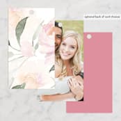 "beautiful peonies" - Wedding Favor Tags in Spring by Phrosné Barwood - Back of Card Options