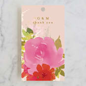 "Delightful" - Wedding Favor Tags in Delight by Phrosné Barwood - Front
