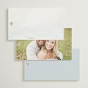 "At Sea" - Wedding Favor Tags in Sky by Nicoletta Savod - Back of Card Options