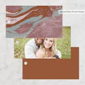 "Jasper" - Wedding Favor Tags in Sandstone by Everett Paper Goods - Back of Card Options
