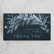 "Wonderful Tonight" - Wedding Favor Tags in Neptune by Creo Study - Front