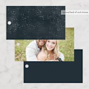 "Wonderful Tonight" - Wedding Favor Tags in Neptune by Creo Study - Back of Card Options