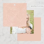 "engrained" - Wedding Favor Tags in Blossom by Robin Ott - Back of Card Options