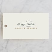 "Hope" - Wedding Favor Tags in Coinage by Kimberly Morgan - Front