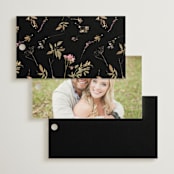 "Storybook" - Wedding Favor Tags in Ink by Jennifer Postorino - Back of Card Options