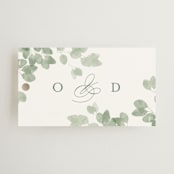"Vining" - Wedding Favor Tags in Eucalyptus by Kristie Kern - Front