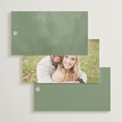 "Vining" - Wedding Favor Tags in Eucalyptus by Kristie Kern - Back of Card Options