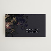 "Vintage Rose Garden" - Wedding Favor Tags in Midnight by Grace Kreinbrink - Front