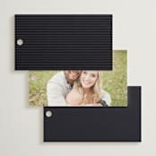 "Vintage Rose Garden" - Wedding Favor Tags in Midnight by Grace Kreinbrink - Back of Card Options