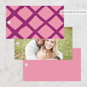 "To the max" - Wedding Favor Tags in Garden by Inkblot Design - Back of Card Options