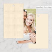 "Bridal Bouquet" - Wedding Favor Tags in Verde by Kindred Fields - Back of Card Options