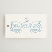 "Royalty" - Wedding Favor Tags in Capri by Creo Study - Front