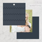"Proposal" - Wedding Favor Tags in Marine by Sandra Picco Design - Back of Card Options