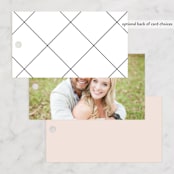 "AND" - Wedding Favor Tags in Sunkissed by Jill Means - Back of Card Options