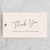 "hazelnut" - Wedding Favor Tags in Fawn by chocomocacino - Front