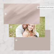 "hazelnut" - Wedding Favor Tags in Fawn by chocomocacino - Back of Card Options